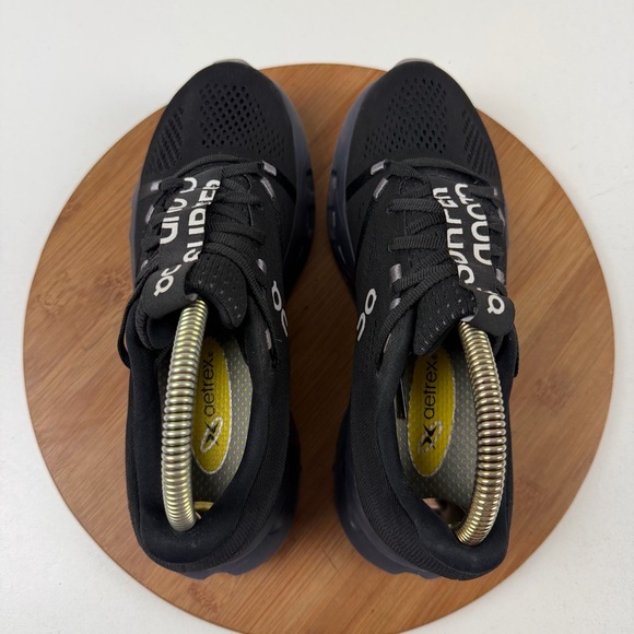 On Running CloudSurfer 2 Women’s Black and Gray Athletic Sneakers - Picture 5 of 11